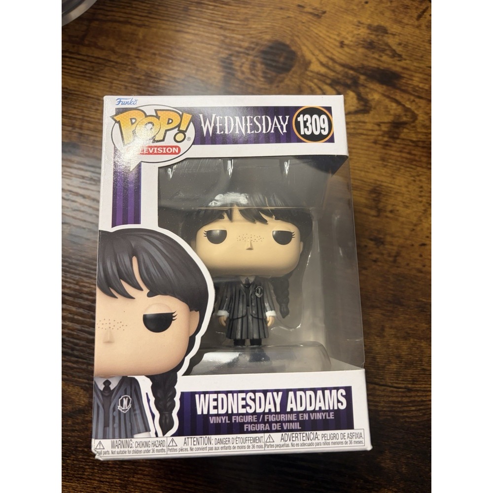 Funko Pop!The Addams Family - Wednesday Addams #1309 Free Shipping/Pop Protector